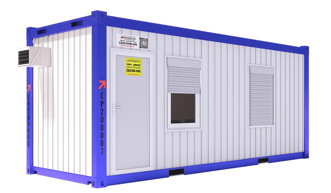 Oficina Modular Armable de Lujo · 20 Pies · Baño Completo